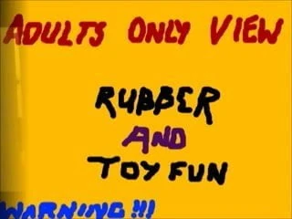 rubber catsuit and toys