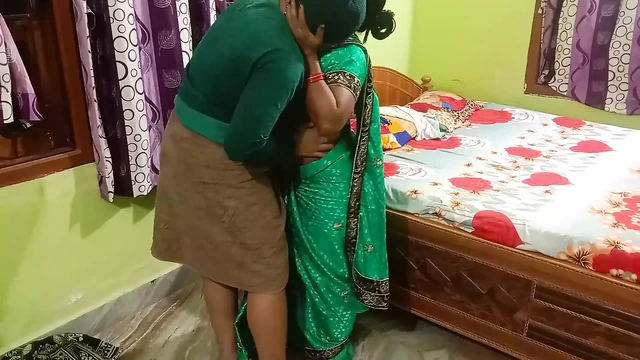 House owner Hardcore fucking with Maid in Blue Saree