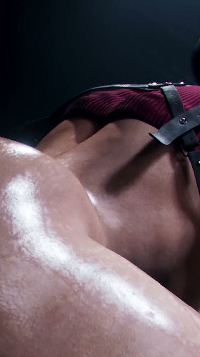 Ada Wong aşırı büyük dildo sikiş makinesi inliyor anal sikiş - 3d animasyon