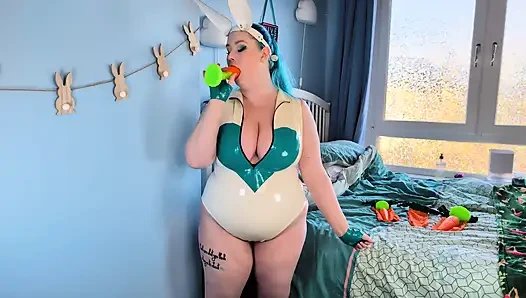 Bunny Girl Squirting & Anal - Solo Girl