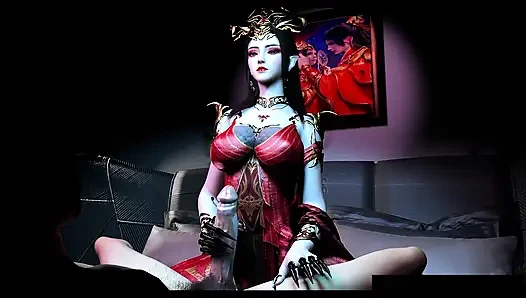 Соблазнительница киберпространства с большими сиськами - хентай 3D-анимация