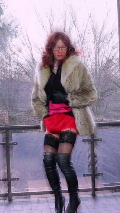 Stunning moment from "Cumshot of a booted hooker"