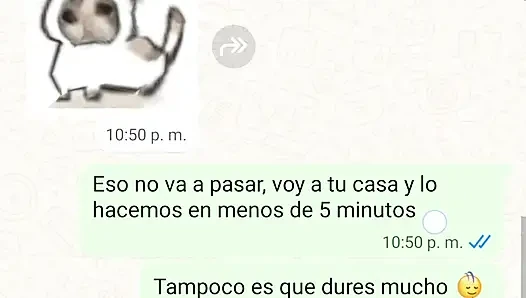 Hot chat on WhatsApp with my stepcousin and ends in Happy Ending