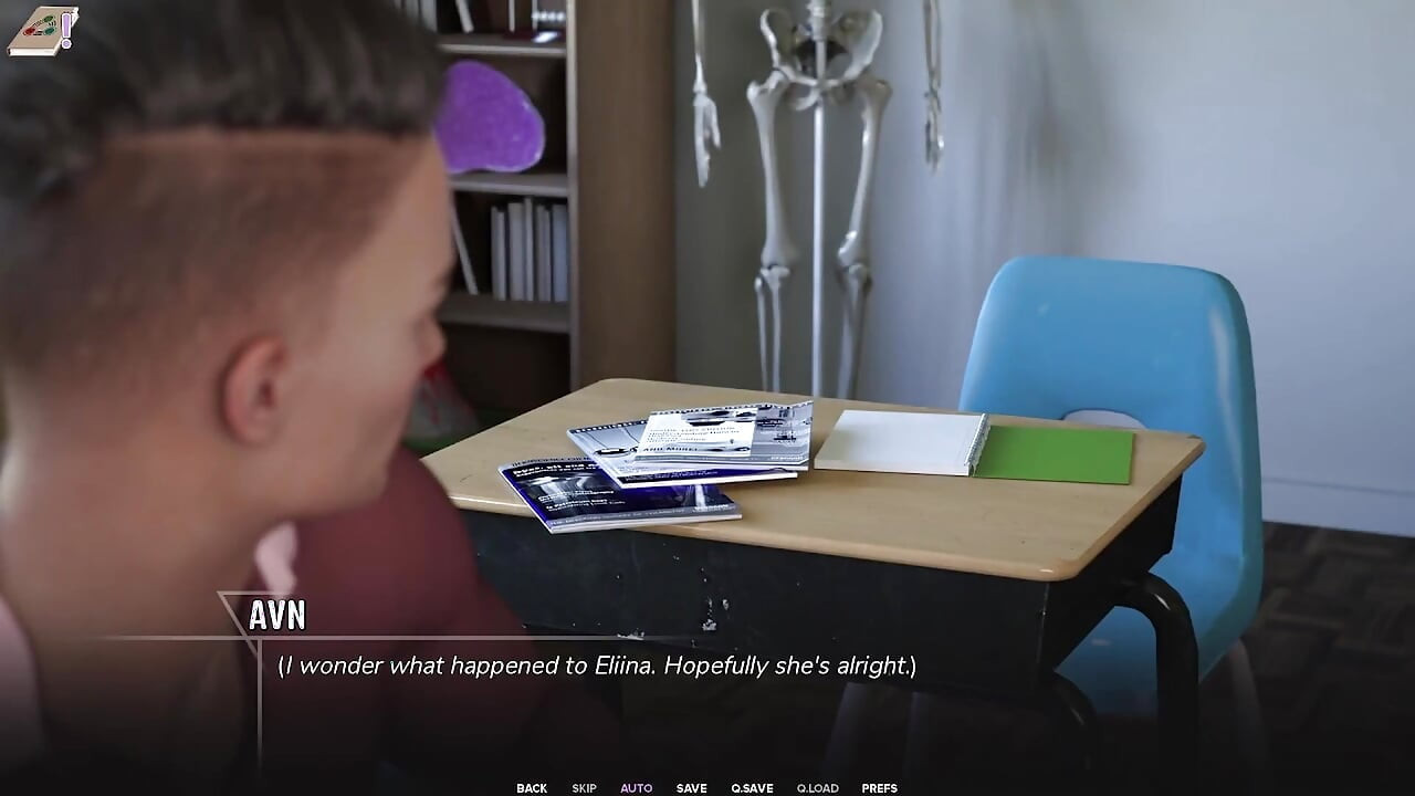 Taboe University # 03 - chechie met mooie zwarte 18-jarige en blauwharige emo