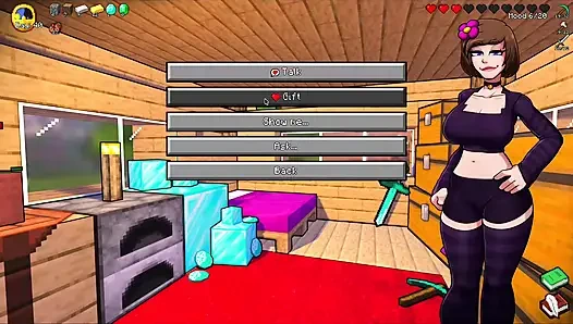 Parodi minecraft yang super sange - steve lagi asik nyepong kontol dan nyepong kontol sampai tenggorokan