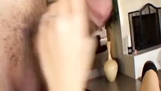 Bukkake, Blonde Gesichtsbesamung Und Explosion