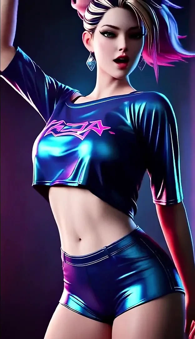 Akali'nin şiddetli solo dansı (jennie - solo) kda 3d dans