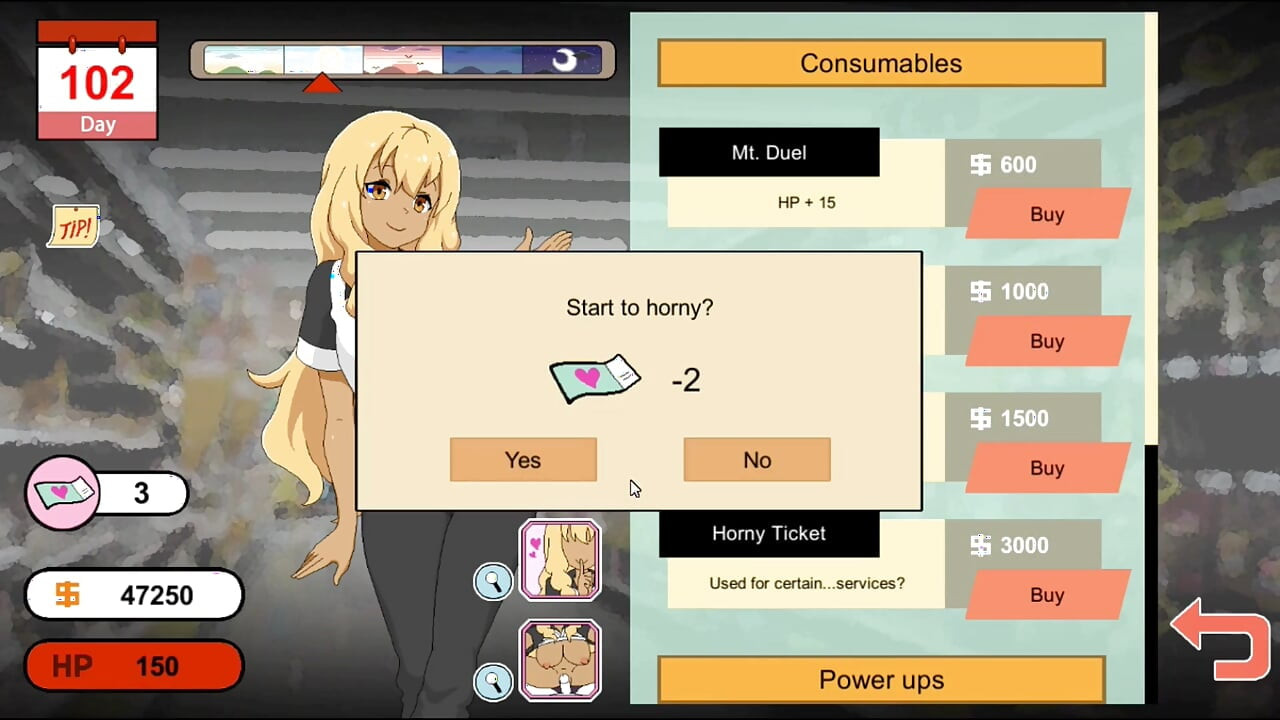 Hentai game - legenda majstora - seks scena prsate prodavnice