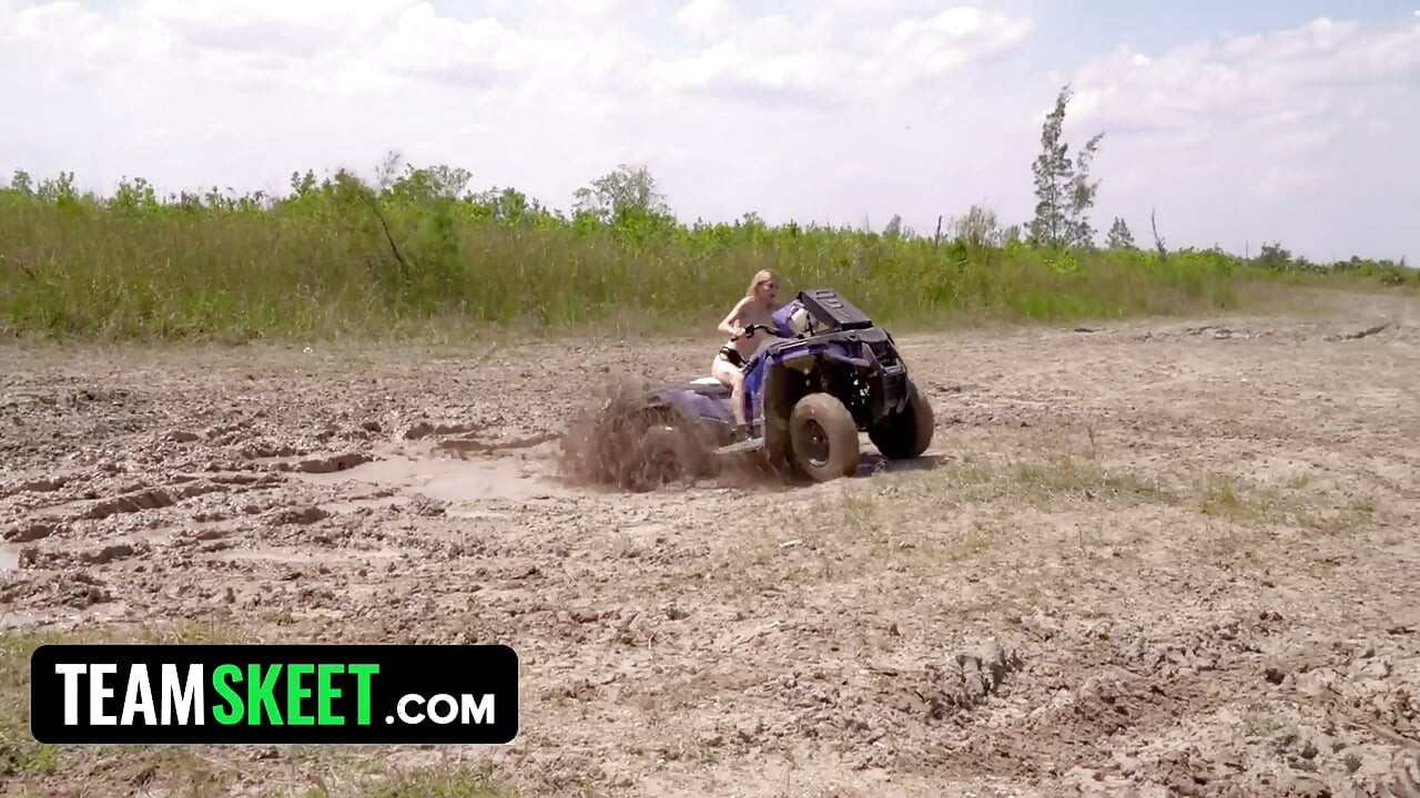Team skeet labs - Slutty blonde babes meet stranger and fuck him in the wilderness - Full hd video