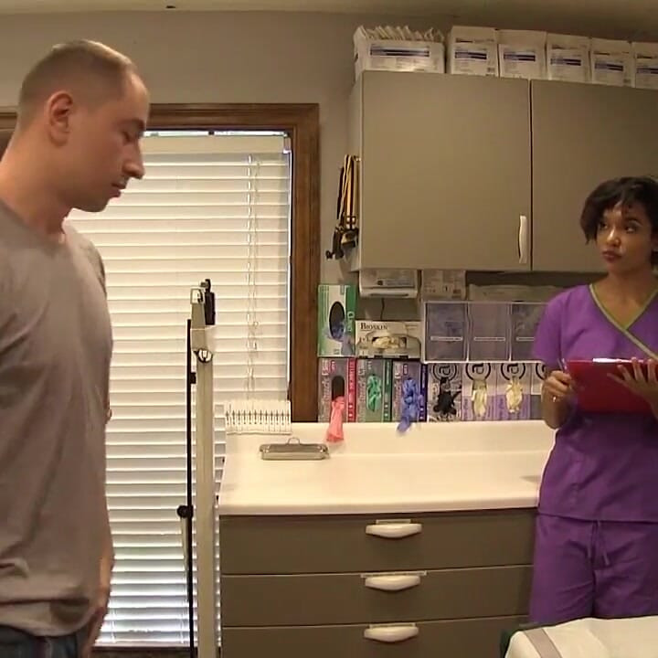 Nurse Jasmine Barnes Drains Dick Dry