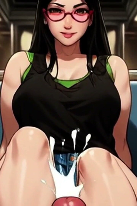 Lin Plays Footsie on the Train