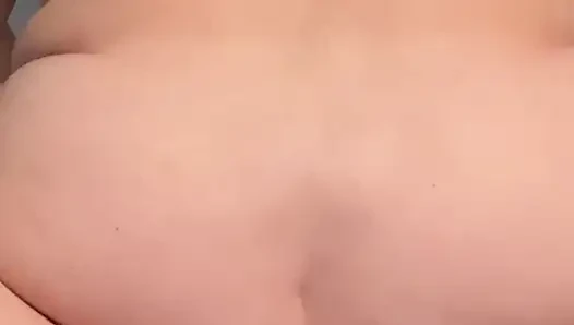 Bouncing on son in laws fat dick with my pussy and asshole and leaking huge cum load out my gaping asshole