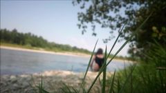 Aurelia maiô de fio de banho no rio