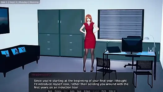 Cosy Cafe Part 3 - Sexy Headmistress