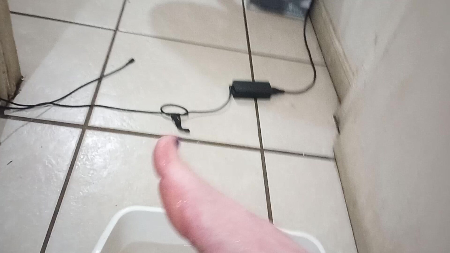 Soaking my little feet