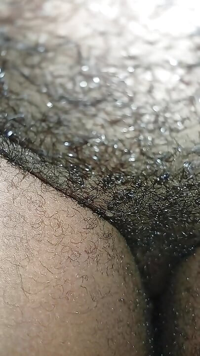 I used my feet to climb on the wall