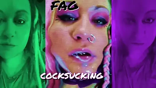 Seni yarak emici yapacağım ve seni sokağa koyacağım kadın kılıklı kadın kılıklı transeksüel versiyonu