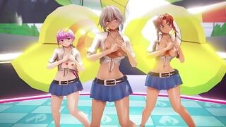 Mmd R-18 anime meisjes sexy dansclip 285