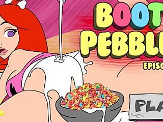 Booty Pebbles -The Flintstones, Barney face fucking Pebbles
