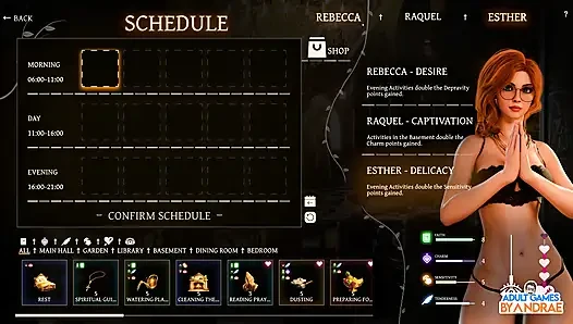 Gameplay mesra adik tiri bagian 14 - rebecca memegang kunci di dalam memeknya