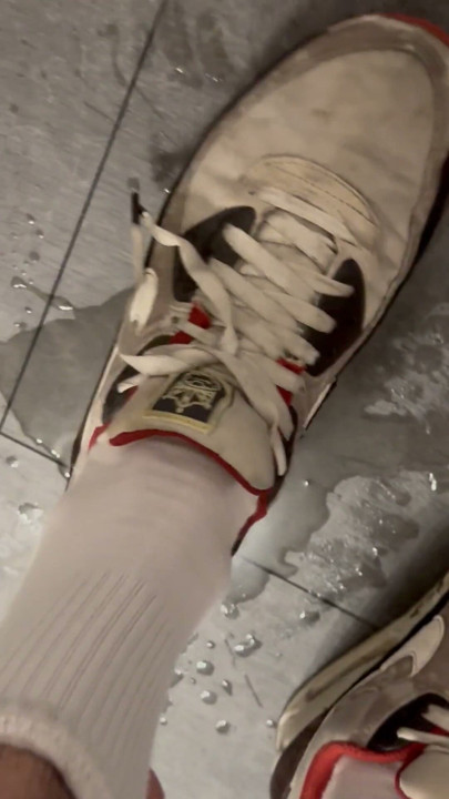 Horny full of pissed sneakers!! | Clip 1