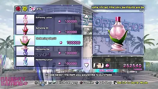 Dead Or Alive Xtreme 3 Boob Enhancer & Lotion Goyang-goyang