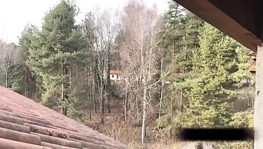 Luna si istri sange lagi asik seks anal intens di rumah bekas - pasangan asli pov di luar ruangan