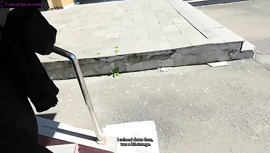 Ich traf sie in einem Zug