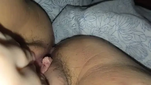 Teen secretly masturbates while boyfriend is next to her