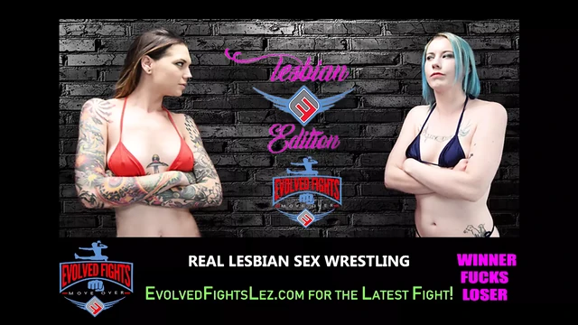 Lesbian wrestling has Ariel X dominating Bella Rossi roughly