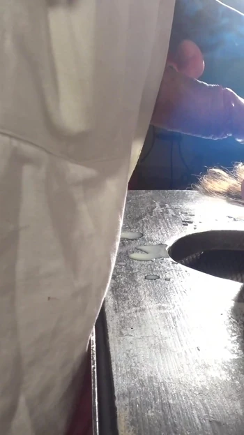 Thrilling moment from "Facefucked in Pillory by cock and a Bad Dragon - Little Sunshine MILF"