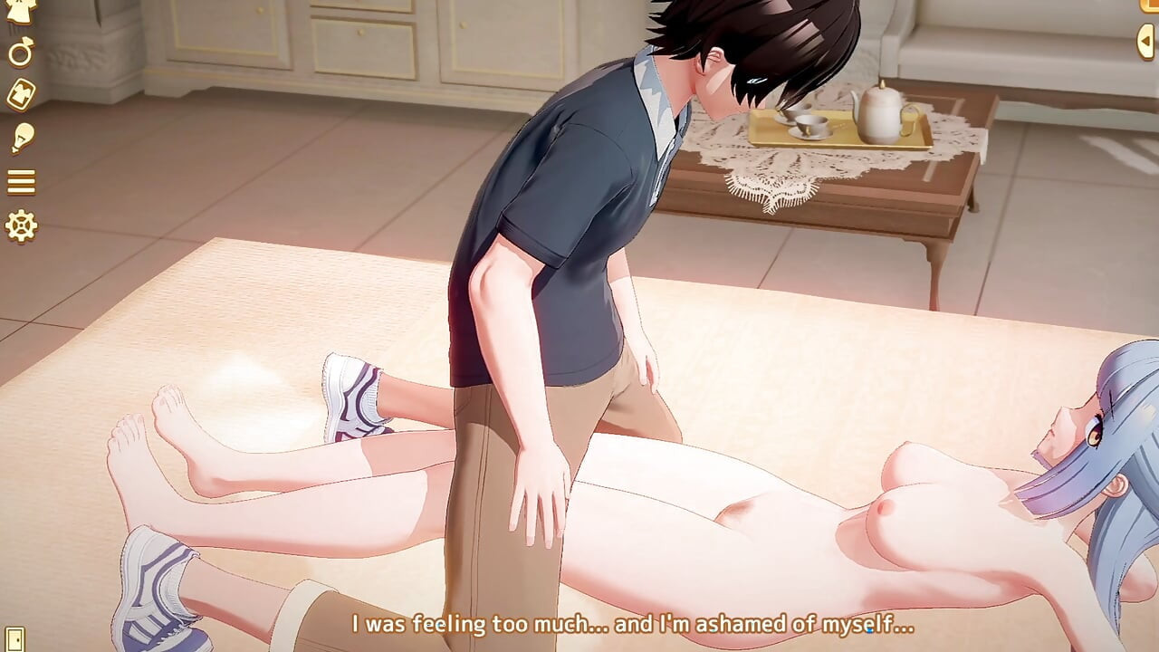 Cewek sange ini lagi asik gameplay sama pacarnya sendirian di kamar