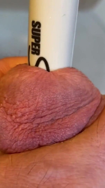 Unforgettable moment from "Super Sharpie urethral sounding"
