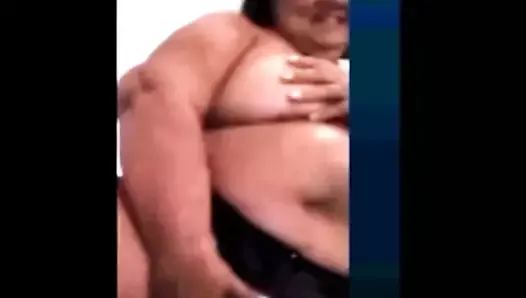 2 Fat granny' with big breast dildos and fingers there pussy