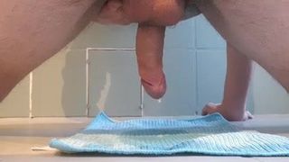Pee on towel