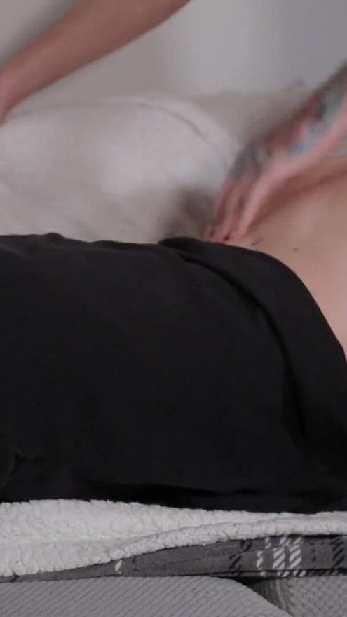 My stepbrother went crazy and pulled out his dick while I was on the phone | Clip 2