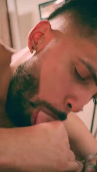 Stunning moment from "Camilo Brown Giving Cute Twink Emmanuel Kokichi A Sloppy Deepthroat Blowjob And Swallowing His Cum Load"