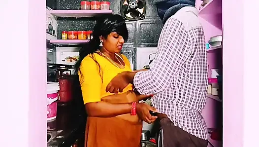 Desi Bhabi Unfortunately Fucking in Kitchen Hubby Bro Big Dick. Telugu Dirty Talks.
