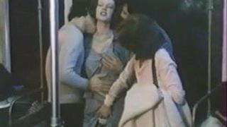 Vierer in der Metro - Brigitte Lahaie - 1977