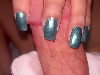Zelené nehty škádlení