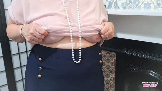 Ruinieren tante janes strumpfhosen mit deinem sperma - BBW-amateur-MILF