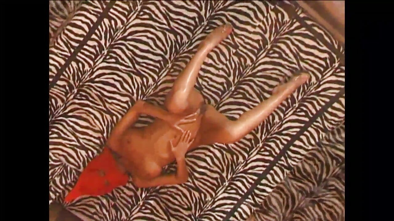 Wonderful Sexy Amateur Masked MILF Touches Her Big Tits and Hairy Pussy