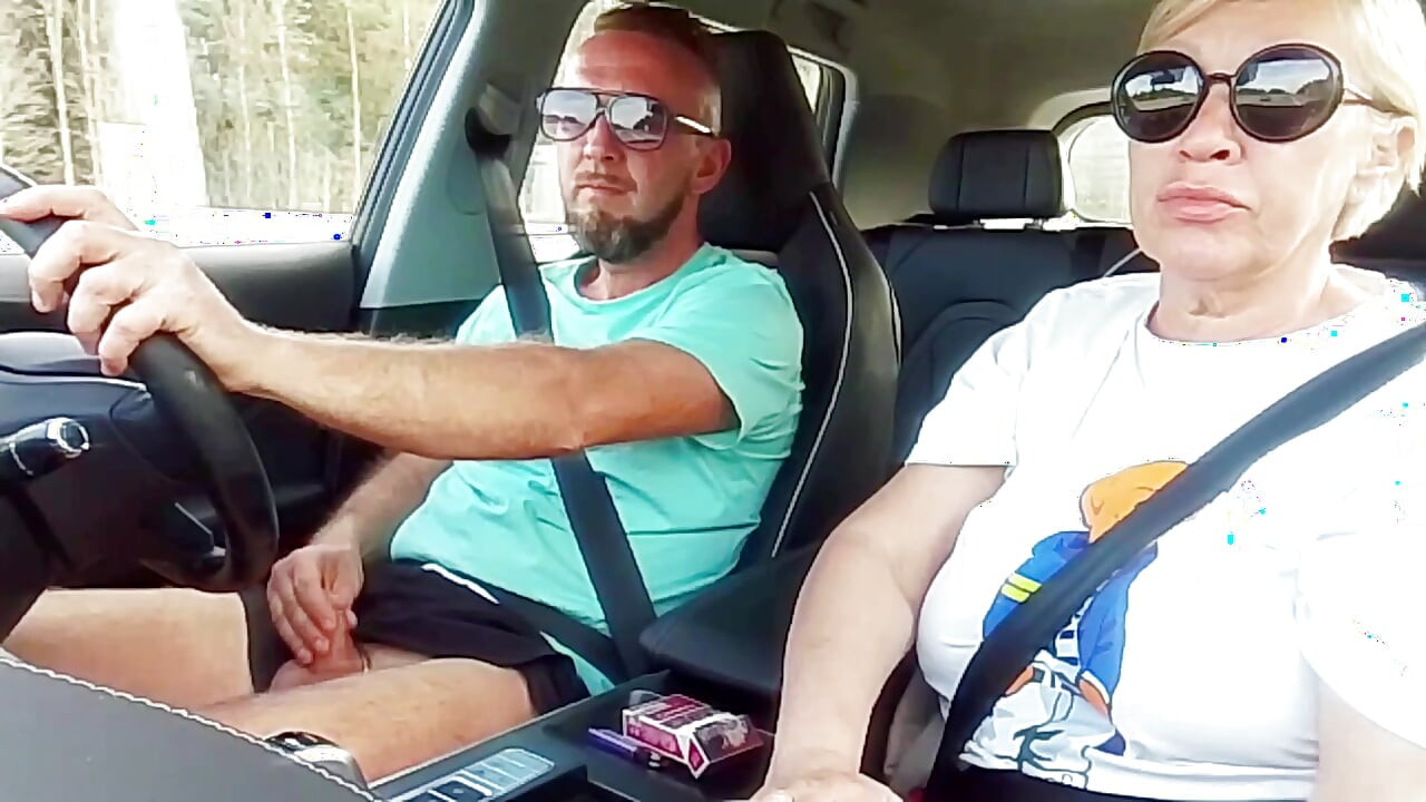 Family car ride with stepmom