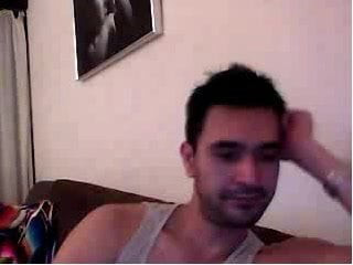 Straight guys feet on webcam #556