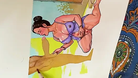 Adik ipar india yang seksi minum kencing dari kontol besar kakak ipar sambil kencing di tempat terbuka