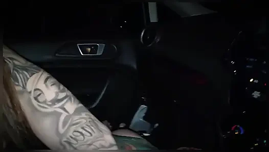 Night walk around town and anal creampie with my stepsister's horny slut teen