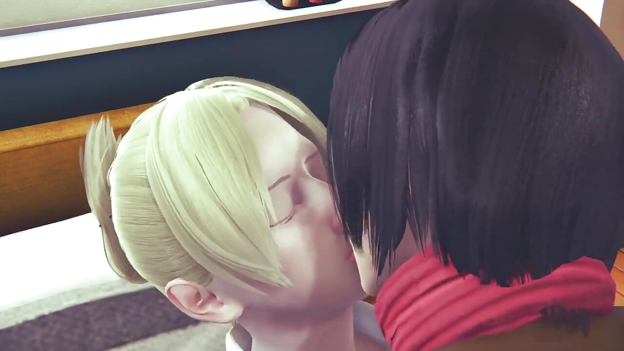 Futa Mikasa Sex with Historia - Aot Hentai