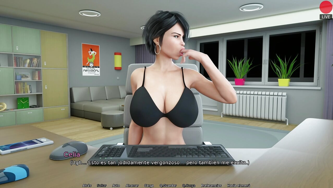 Tante seksi ini suka banget dihina sama kontolku -milfy city 9