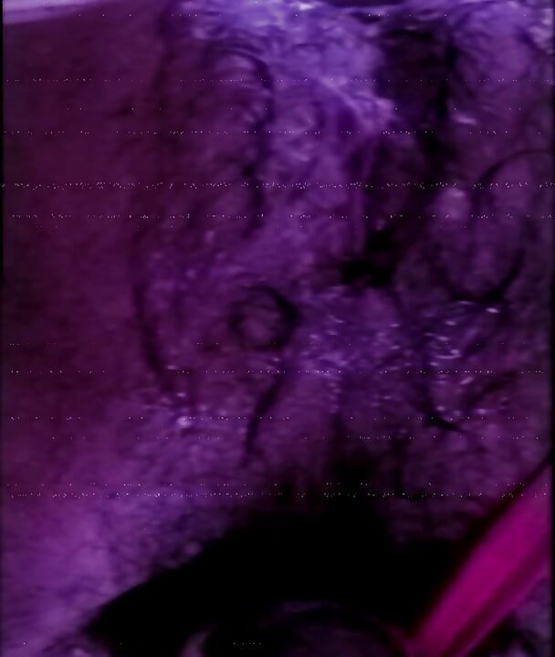 Pulsating orgasm and hole leaking lube after huge dildo session