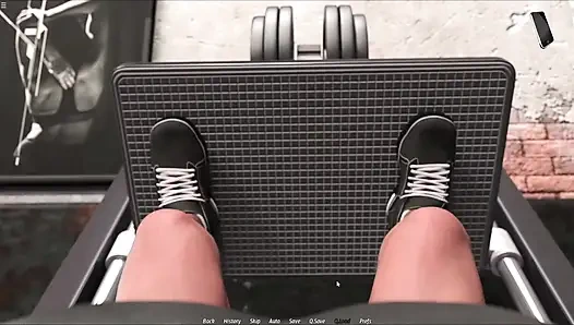 Pijatan sensual gadis sange ini berujung nyepong kontol di ruang ganti gym